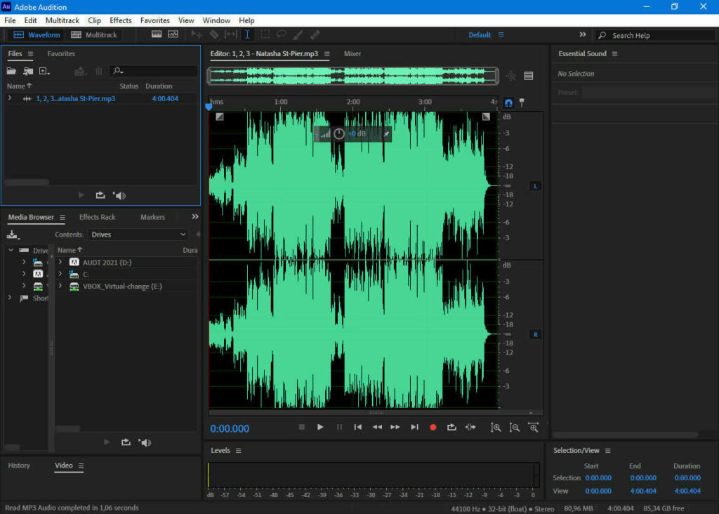 Adobe Audition | Аудиореклама